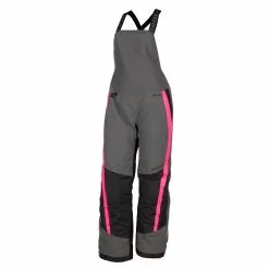 Klim Women's Strata Bib -Hot Sale Klim Store 3149 000Asphalt KnockoutPink 01