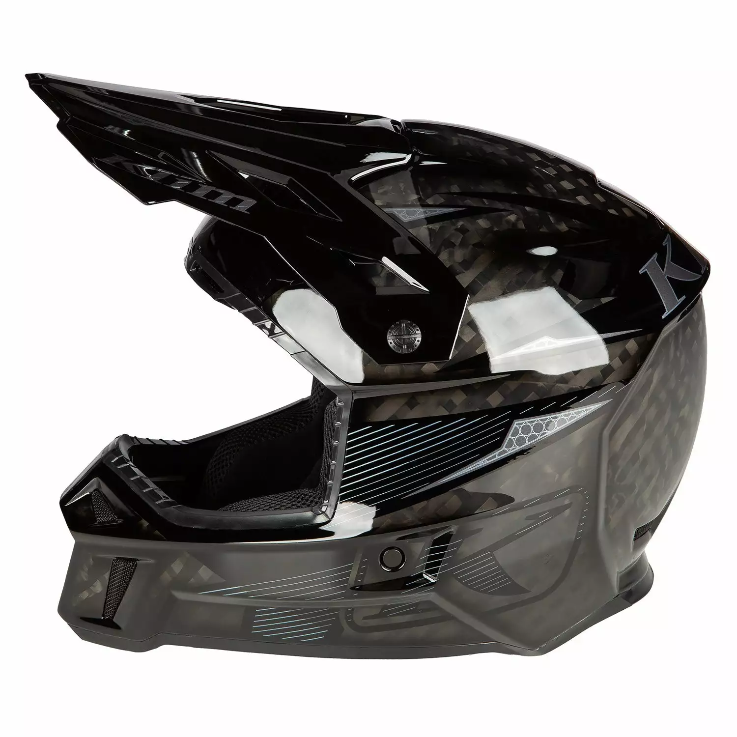 Klim F3 Carbon Pro Striker Off-road Helmet ECE 5 Klim F3 Carbon Pro Striker Off-road Helmet ECE - Image 3