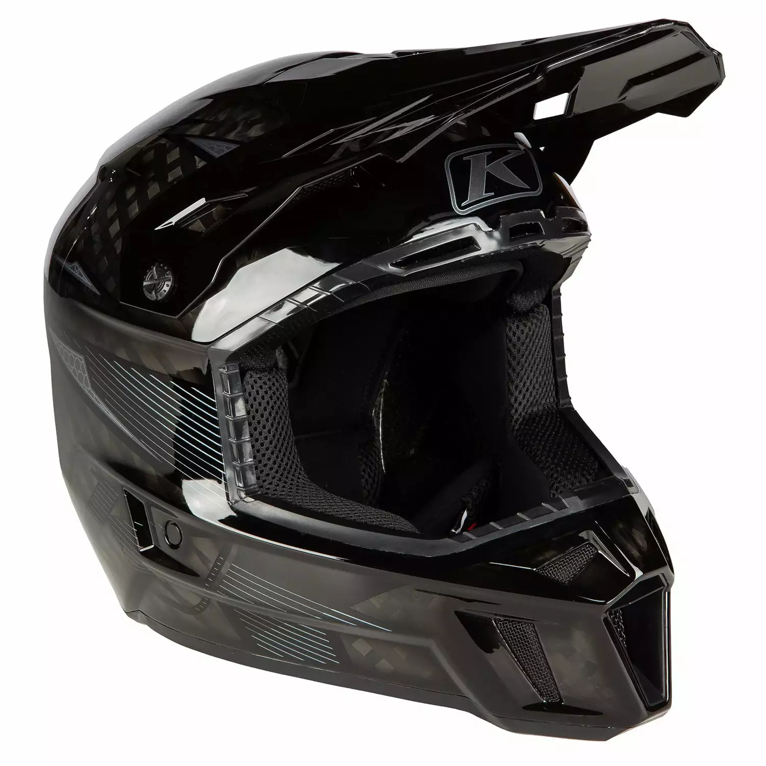 Klim F3 Carbon Pro Striker Off-road Helmet ECE 9 Klim F3 Carbon Pro Striker Off-road Helmet ECE - Image 7