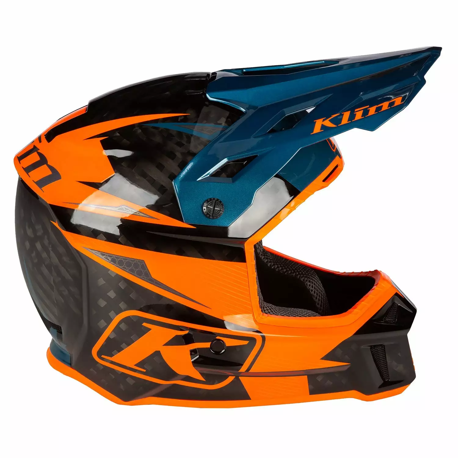 Klim F3 Carbon Pro Striker Off-road Helmet ECE 14 Klim F3 Carbon Pro Striker Off-road Helmet ECE - Image 12
