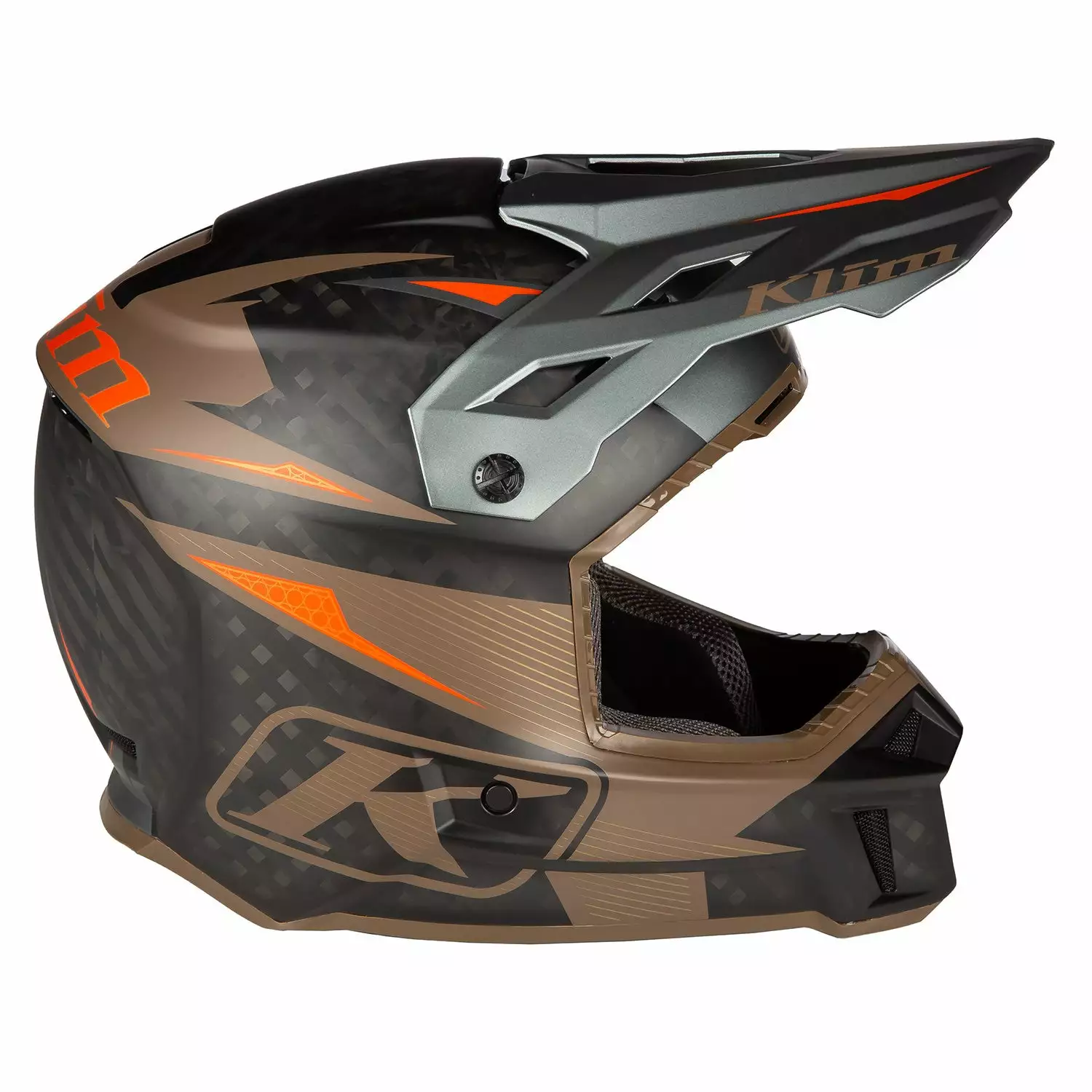 Klim F3 Carbon Pro Striker Off-road Helmet ECE 22 Klim F3 Carbon Pro Striker Off-road Helmet ECE - Image 20