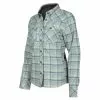 Klim Women's Upland Flannel Shirt -Hot Sale Klim Store 3681 000 Monument 20Gray 20 20Wintermint 01