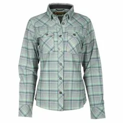 Klim Women's Upland Flannel Shirt 20 Klim Women's Upland Flannel Shirt -Hot Sale Klim Store 3681 000 Monument 20Gray 20 20Wintermint 03