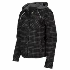 Klim Women's Upland Insulated Flannel Shirt -Hot Sale Klim Store 3682 000 Black 20 20Asphalt 01