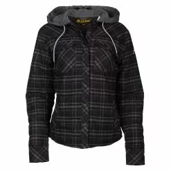 Klim Women's Upland Insulated Flannel Shirt -Hot Sale Klim Store 3682 000 Black 20 20Asphalt 03