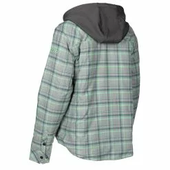 Klim Women's Upland Insulated Flannel Shirt -Hot Sale Klim Store 3682 000 Monument 20Gray 20 20Wintermint 06