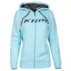 Klim Women's Dusk Zip Up Hoodie -Hot Sale Klim Store 3709 000 Crystal 20Blue 20 20Asphalt 03