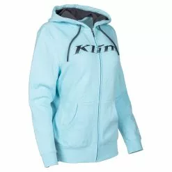 Klim Women's Dusk Zip Up Hoodie -Hot Sale Klim Store 3709 000 Crystal 20Blue 20 20Asphalt 05