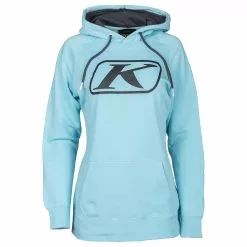 Klim Women's Kute Corp Hoodies -Hot Sale Klim Store 3736 000 Asphalt 20 20Crystal 20Blue 03