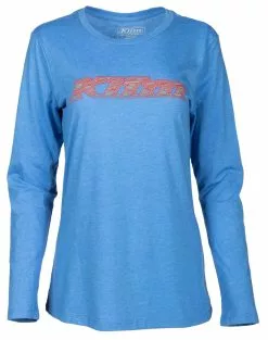 Klim Women's Frost Longsleeve T Shirt -Hot Sale Klim Store 3775 000 Azure 20Blue 20 20Chili 20Pepper 01