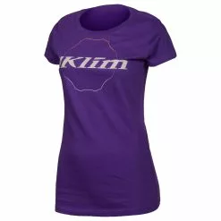 Klim Women's Excel Short Sleeve Tees -Hot Sale Klim Store 3779 001 Purple Gray 01