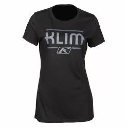 Klim Women's Kute Corp Short Sleeve Tees -Hot Sale Klim Store 3783 001 Black 20 20Asphalt 01