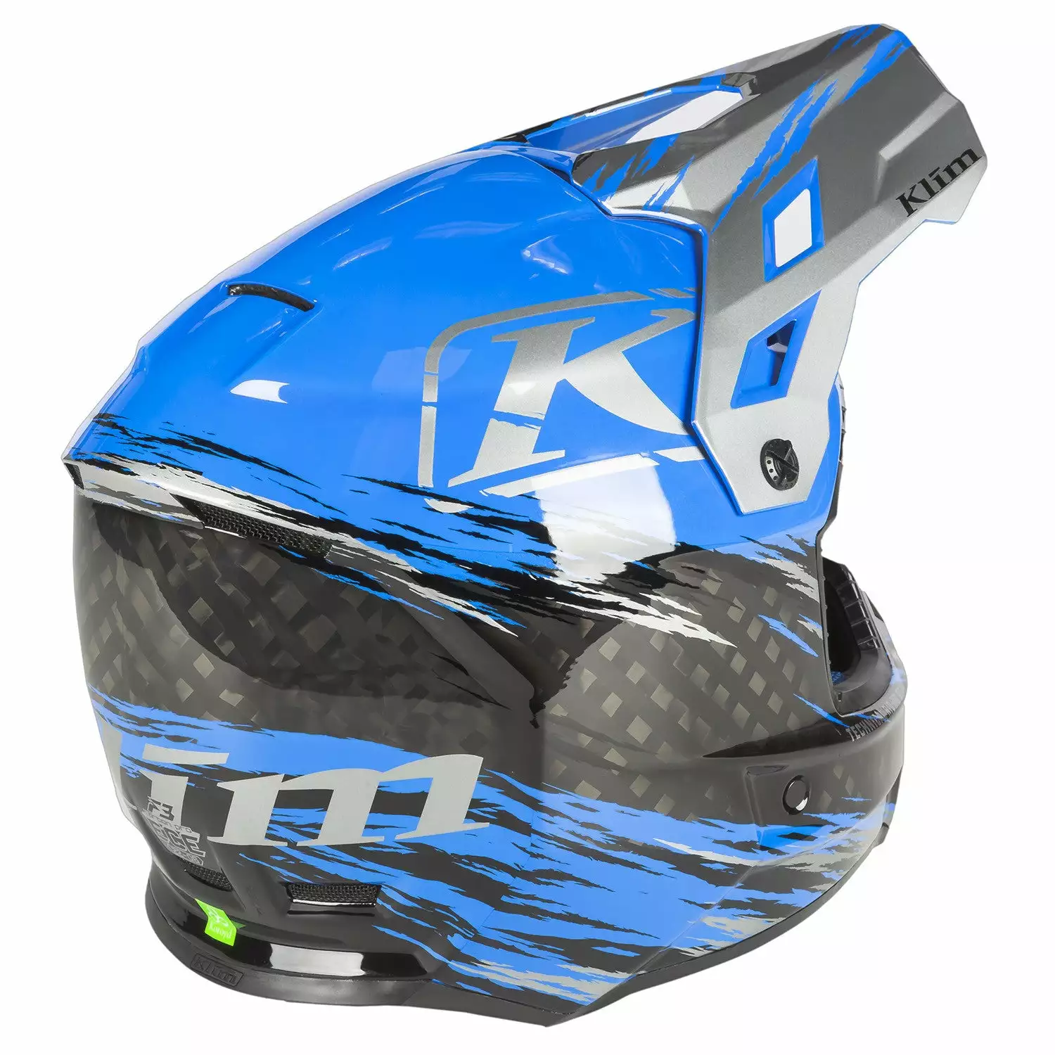 Klim F3 Carbon Pro Thrashed Helmet - ECE 4 Klim F3 Carbon Pro Thrashed Helmet - ECE - Image 2
