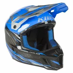 Klim F3 Carbon Pro Thrashed Helmet - ECE 24 Klim F3 Carbon Pro Thrashed Helmet - ECE -Hot Sale Klim Store 3794 000 Thrashed 20Electric 20Blue 20Lemonade 20 20Metallic 20Silver 07 b725d95c 8412 411f b660 3b55d34e63b8