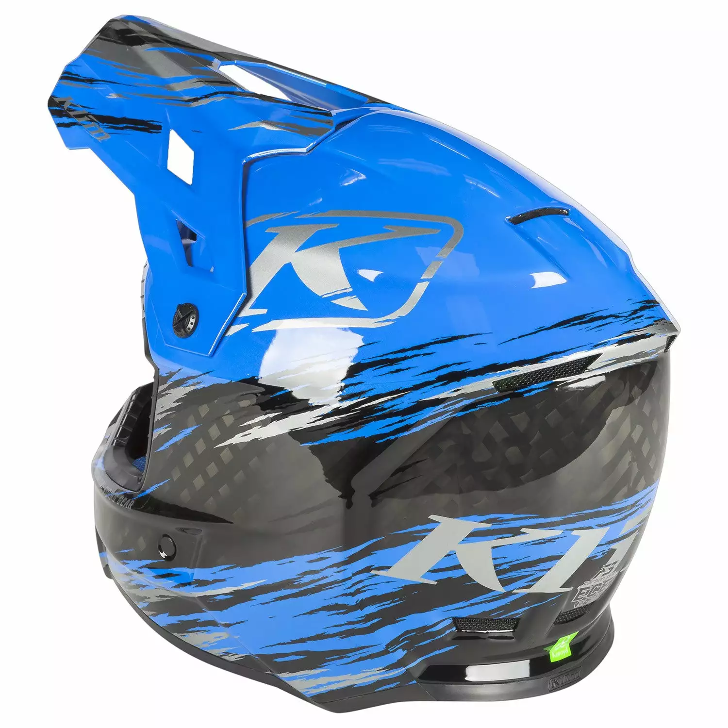 Klim F3 Carbon Pro Thrashed Helmet - ECE 10 Klim F3 Carbon Pro Thrashed Helmet - ECE - Image 8