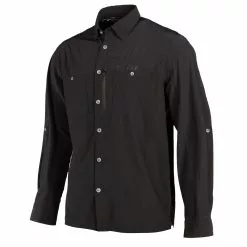 Klim Basecamp Long Sleeve Shirts 24 Klim Basecamp Long Sleeve Shirts -Hot Sale Klim Store 3921 002 Black 01