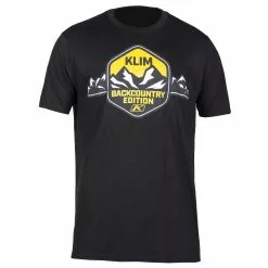 Klim Backcountry Edition Short Sleeve Tees -Hot Sale Klim Store 3961 001 Black 20 20Yellow 01