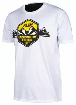 Klim Backcountry Edition Short Sleeve Tees -Hot Sale Klim Store 3961 001 White 20 20Yellow 03
