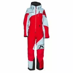 Klim Women's Shredsa One-piece -Hot Sale Klim Store 4060 000 Chili 20Pepper 20 20Crystal 20Blue 03