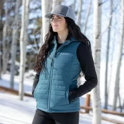 Klim Women's Arise Vest 16 Klim Women's Arise Vest -Hot Sale Klim Store 4083 002 Petrol 20 20Monument 20Gray 07