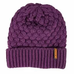 Klim Women's Pow Beanies -Hot Sale Klim Store 4084 003 DeepPurple StrikeOrange 01