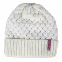 Klim Women's Pow Beanies -Hot Sale Klim Store 4084 003 White KnockoutPink 01