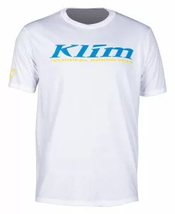 Klim K Corp Short Sleeve Tees -Hot Sale Klim Store klim k corp short sleeve tees mens casual klim white vivid blue sm 770715